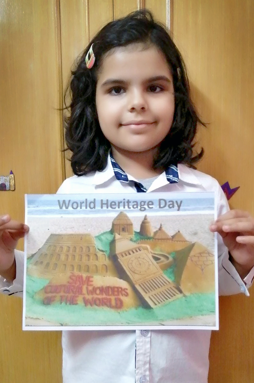 Presidium Dwarka-6, PRESIDIANS CELEBRATE WORLD HERITAGE DAY WITH VIRTUAL ASSEMBLY